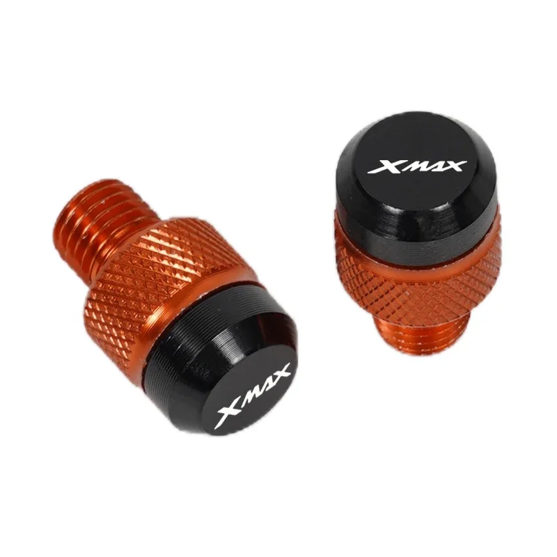 دراجة نارية CNC مرآة ثقب المقابس مسامير البراغي غطاء قبعات لياماها X-MAX 300 XMAX 300 XMAX 250 125 400 اكسسوارات