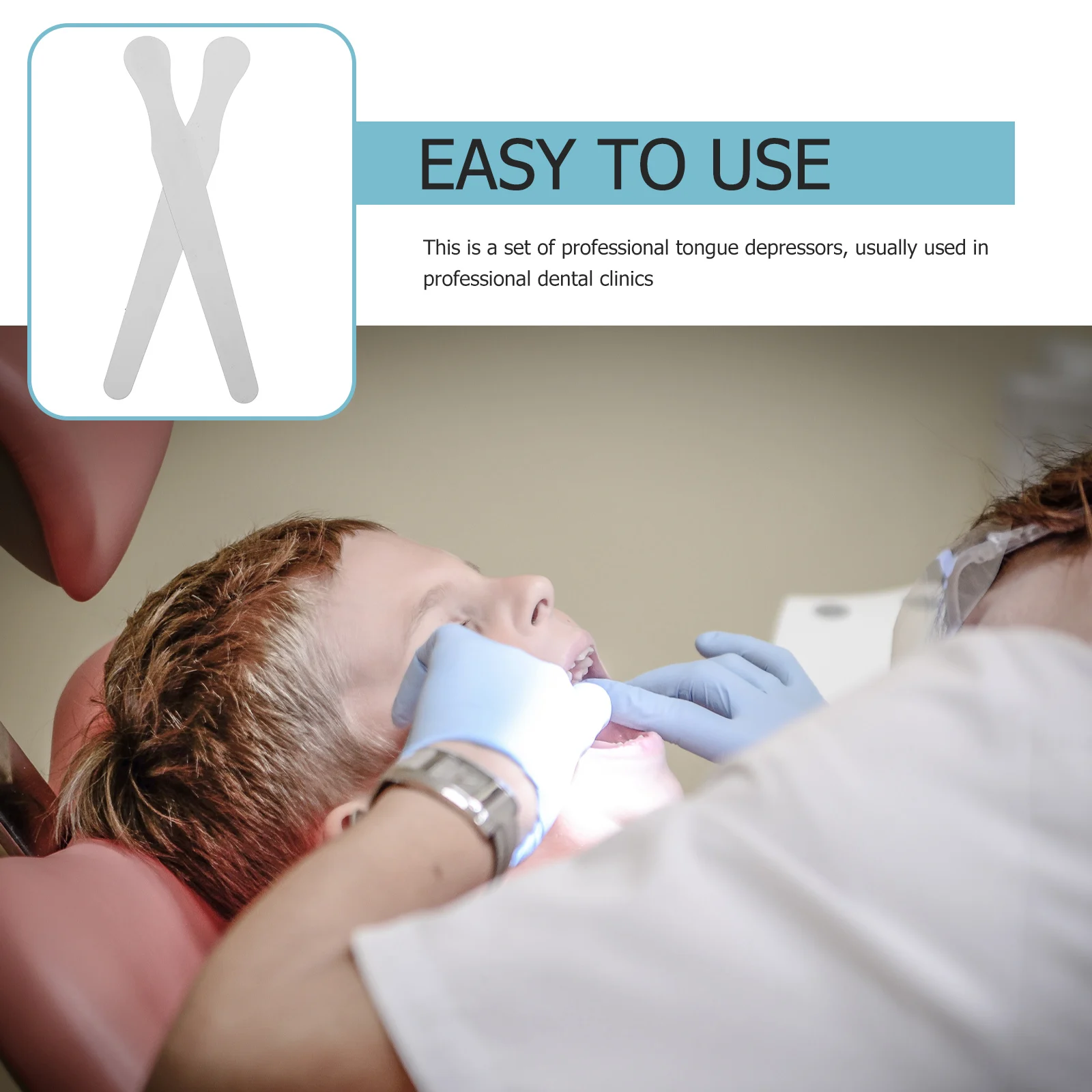 

10Pcs Stainless Steel Tongue Spatulas Durable Reusable Smooth Rounded Edges Supplies Tongue Spatulas