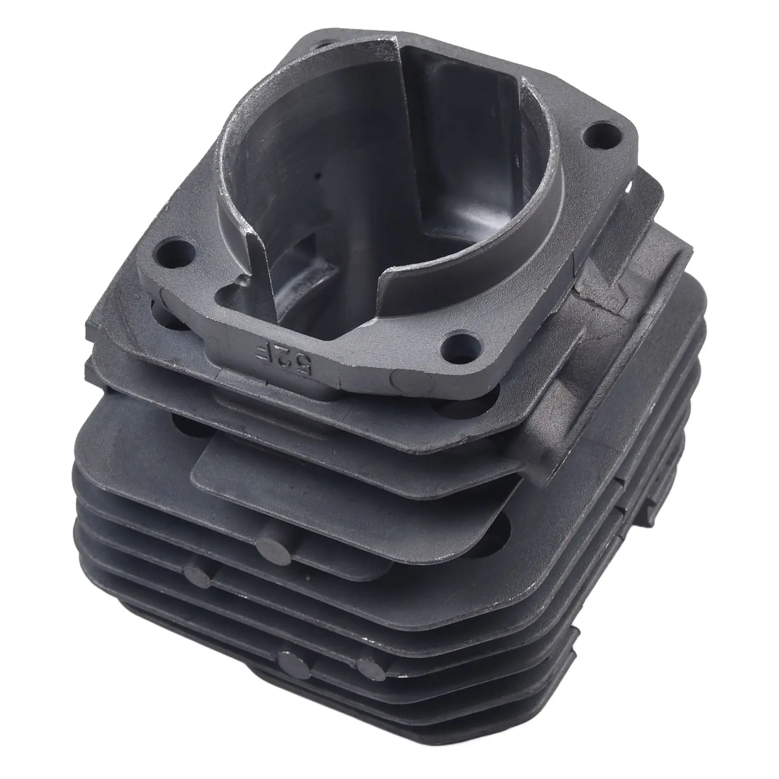 44 to 45mm Bore Chainsaw Cylinder and For Piston Set Designed for 52cc and 58cc Petrol Chainsaw Models Replacement Use