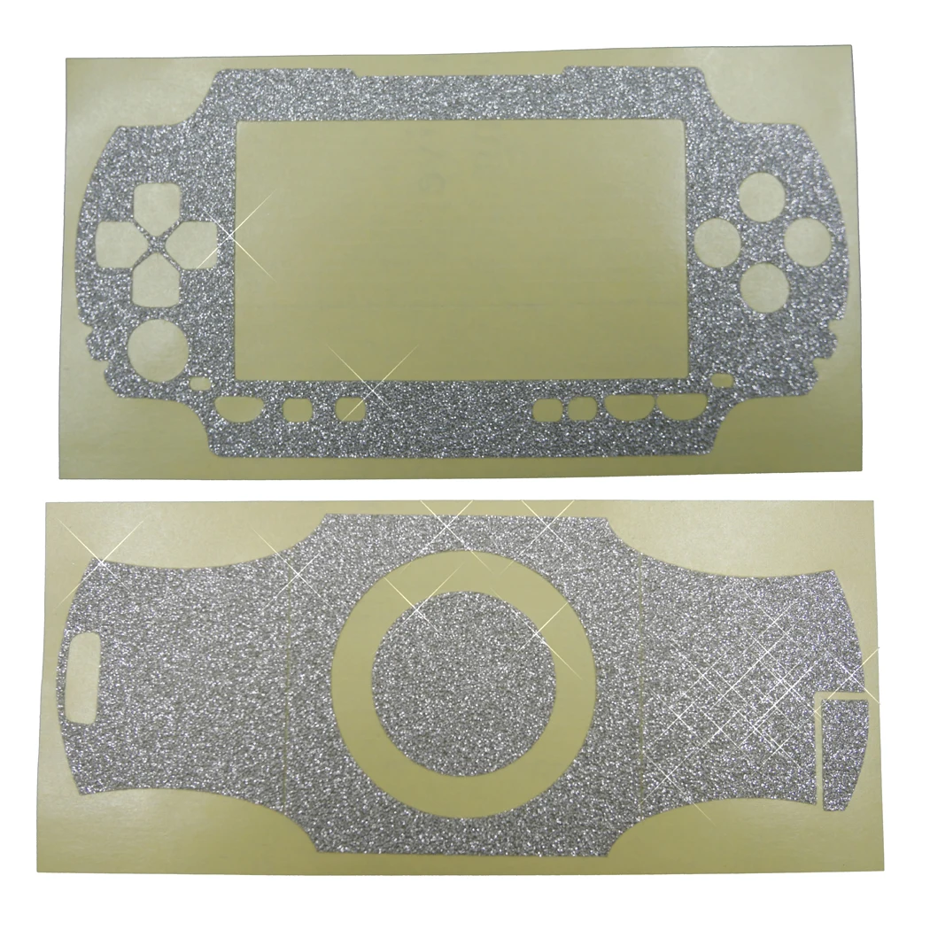 Shining Silver Bling Glitter Vinyl Skin Sticker Protector for Sony PSP 1000 Skins Stickers PSP1000