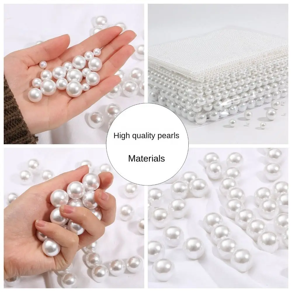 DIY Purse Pearl Strap 2024 Replacement 100-120cm Bag Pearl Chain Beaded Chain Bag Accessory Shoulder Bag