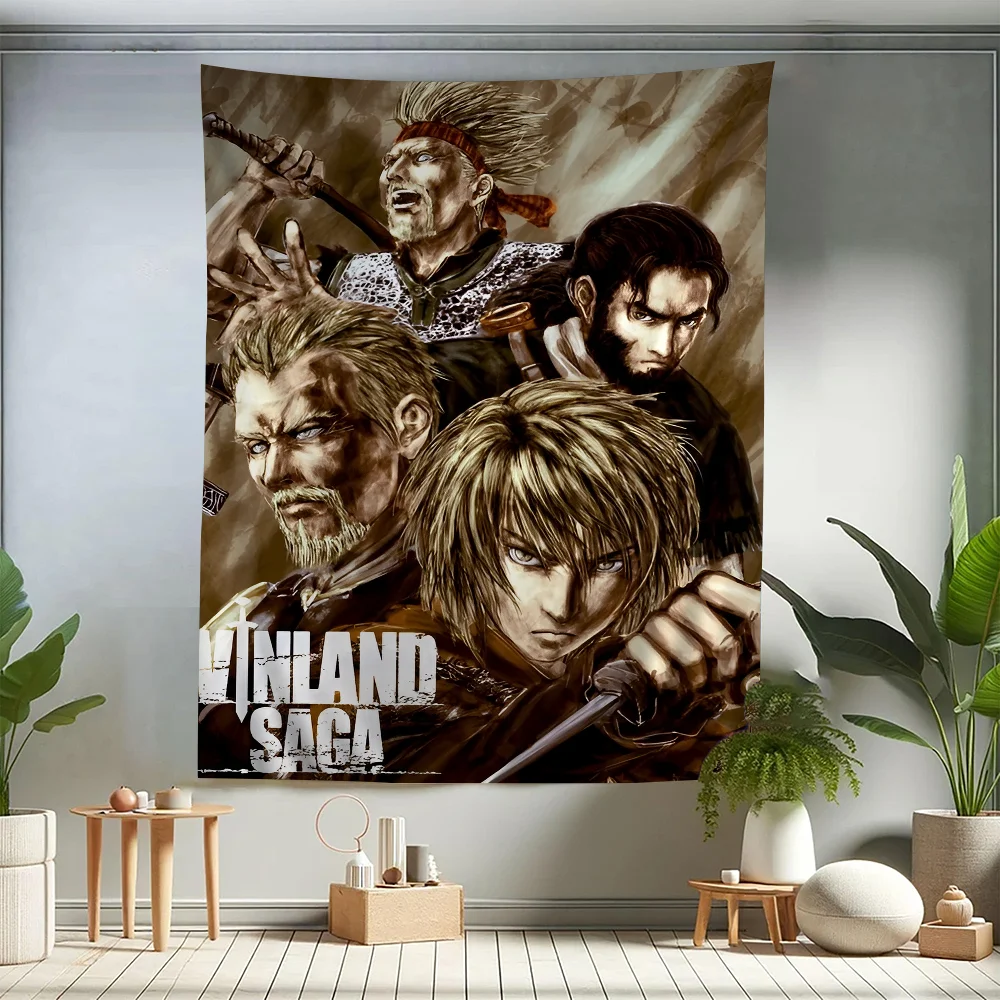 

Vinland Saga Anime DIY Wall Tapestry Bohemian Wall Tapestries Mandala Home Decor