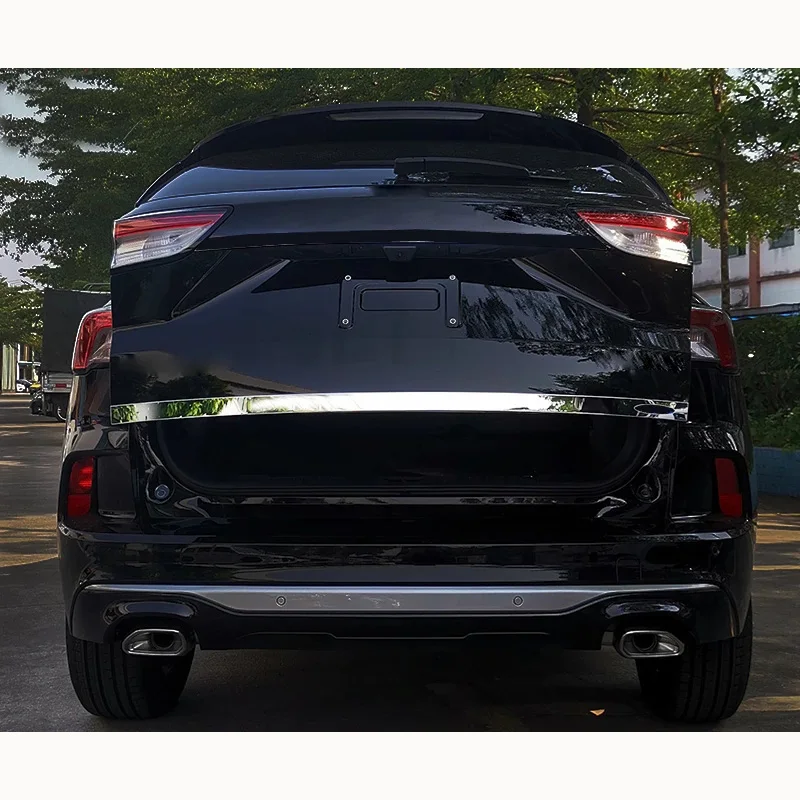 Rear Trunk Lid Cover Tailgate Trim Door Handle Molding Boot Garnish Bezel Cover For Ford  Kuga Escape 2020 2021 2022 Accessories
