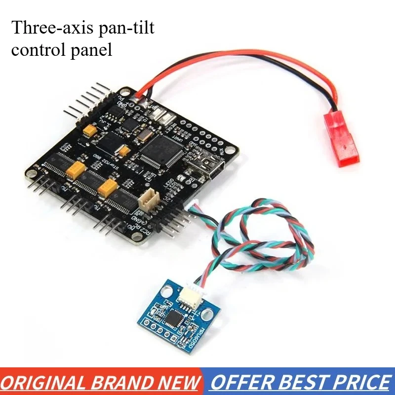 

1pcs STM32F103RCT6 Storm32 BGC 32Bit 3-Axis Brushless Gimbal Controller V1.32 DRV8313 Motor Driver Drop