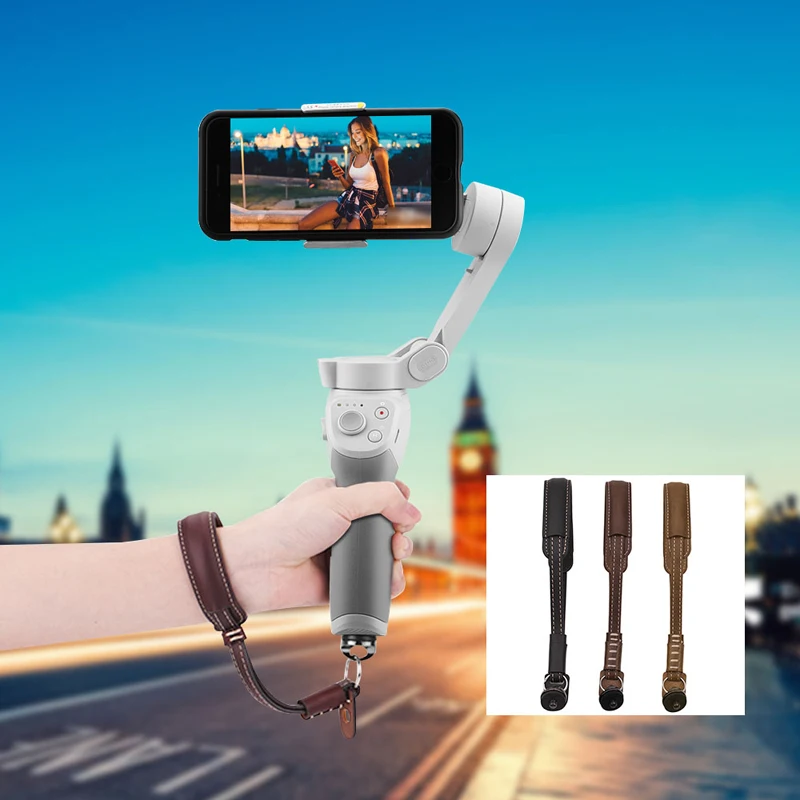 PU شريط للرسغ حبال الحبل ل DJI OM 4/5/6 Zhiyun السلس 4 Q Feiyu Vimble Vlog جيب Moza Gimbal الملحقات