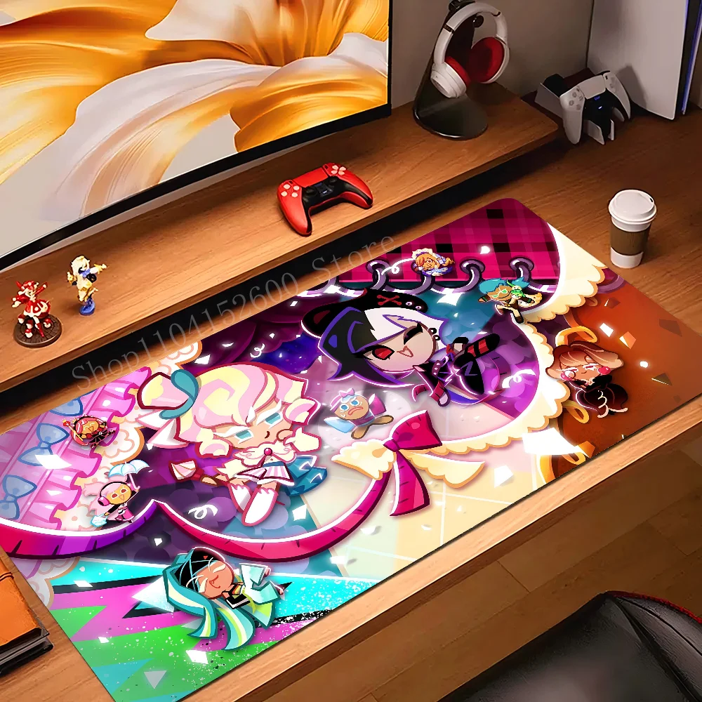 Kawaii C-Cookie Run OvenBreak Mousepad Mouse Mat Desk Mat With Pad Gaming Accessories Prime Gaming XXL Keyboard Pad