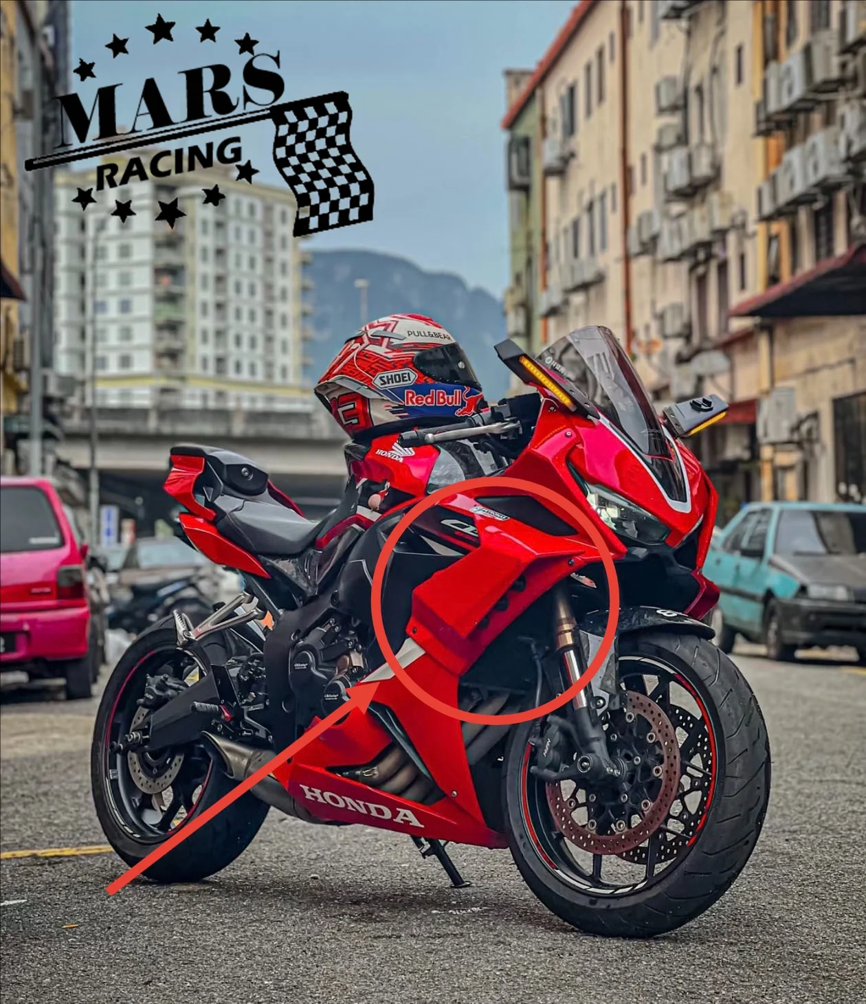 

for Honda CBR650R cbr650r 2018-2021 2022 2023 accessories Motorcycle Front Light Cowl Side Winglet Wind Fin Spoiler Trim Cover