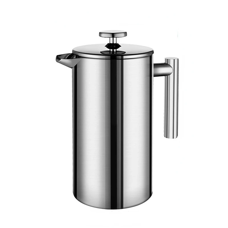 

Coffee Maker French Press Stainless Steel Espresso Coffee Machine High Quality Double-Wall Insulated Coffee Tea Maker Pot 1000ml