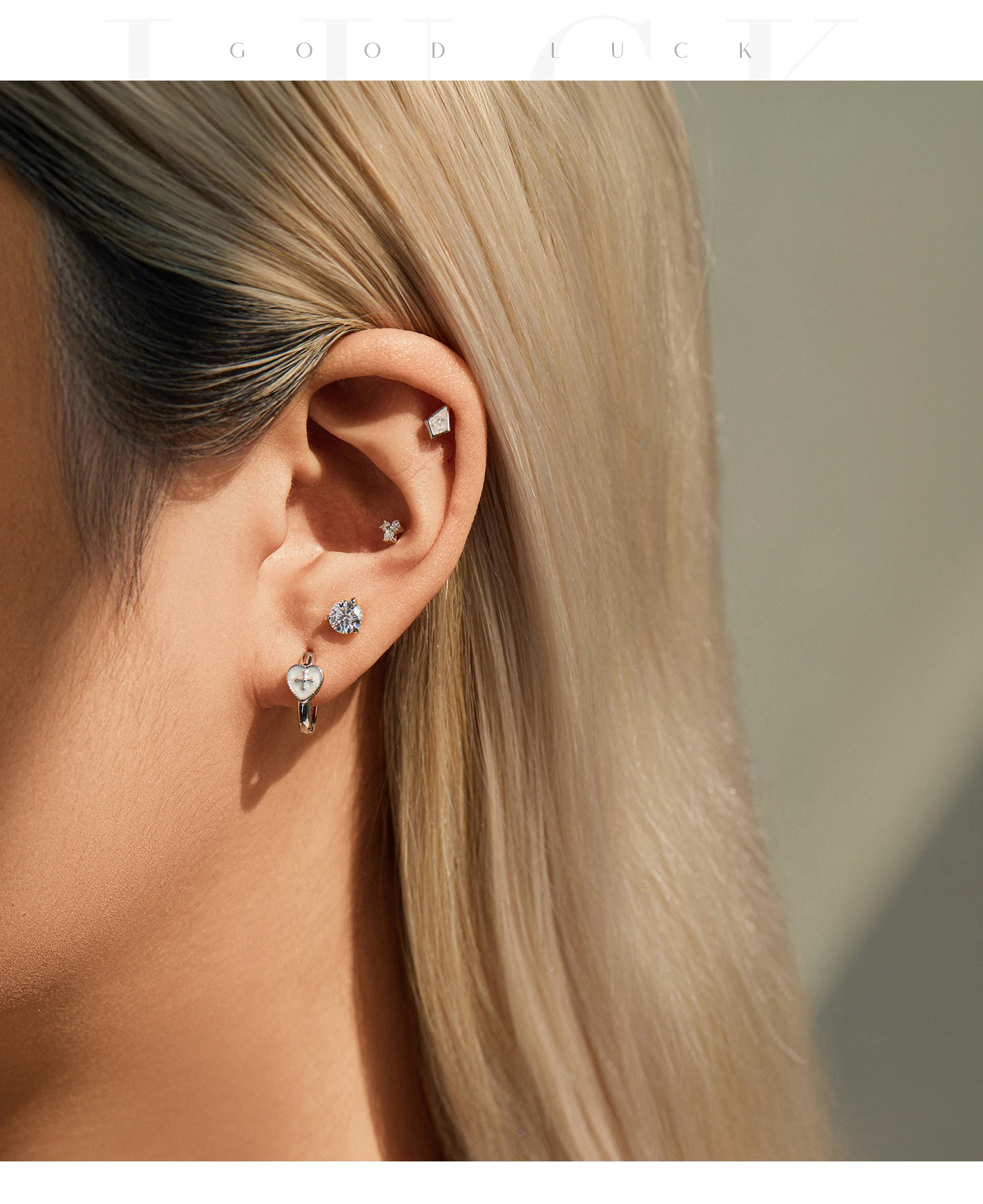 MODIAN 1PC D Moissanite Cartilage Stud 925 Sterling Stapelbare Schraub-Ohrstecker in mehreren Formen für Frauen Urlaubsschmuck – Detail 24