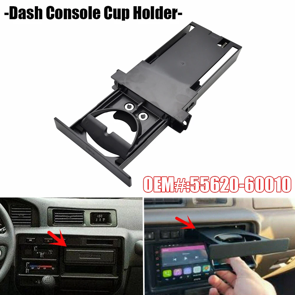 

Car Dash Retractable Cup Drink Holder 55620-60010 For Toyota Land Cruiser 80 Series FZJ80 Lexus LX450 FZJ80 1995 1996 1997
