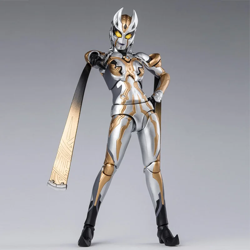 Original Bandai S.H.Figuarts NEW GENERATION TIGA CARMEARA Ultraman SHF Anime Actionfigur Modell Spielzeug Sammlung Ornamente Geschenk