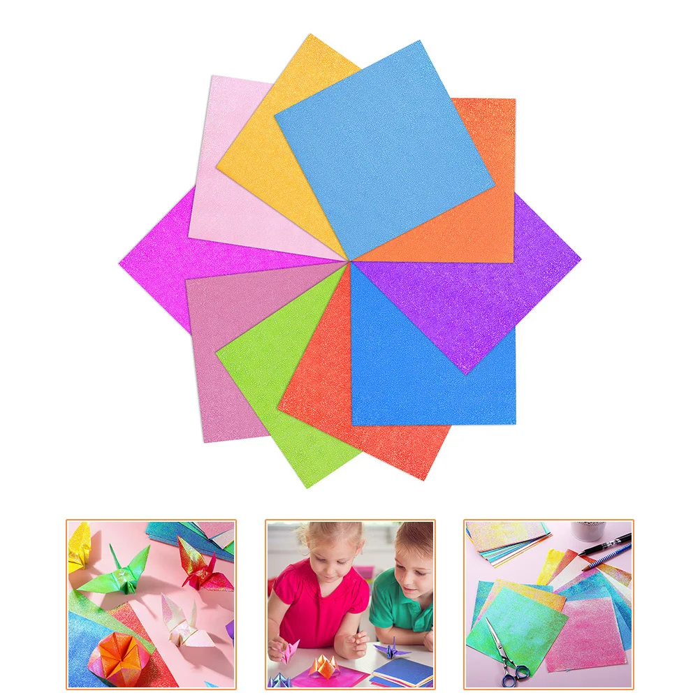 

300Pcs High-Quality Origami Folding Papers Lightweight DIY Craft Sheets for Kids Handmade Art Supplies Origami Papers