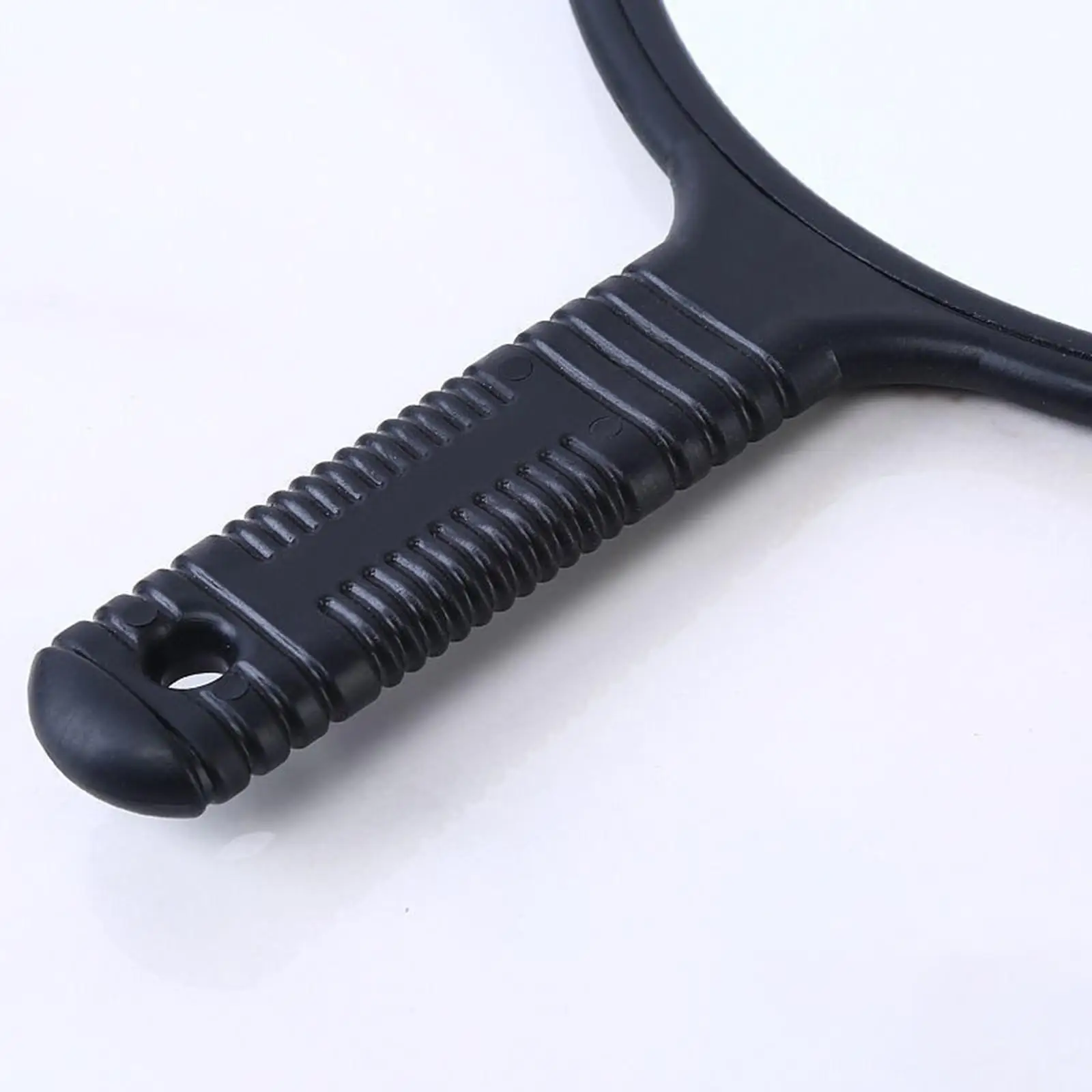 Handspiegel, 22,9 cm, mit Griff, runder Friseur-Friseurspiegel, tragbarer Kosmetikspiegel für Reisen, Zuhause, Haarschneide, Salon, Badezimmer