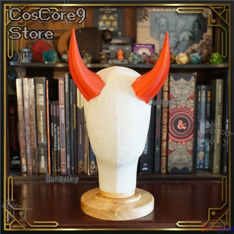 Red Pointy Demon Horns Cosplay Headband Devil Horns Headwear For Fantasy Halloween Party косплей Accessories Party косплей Sexy
