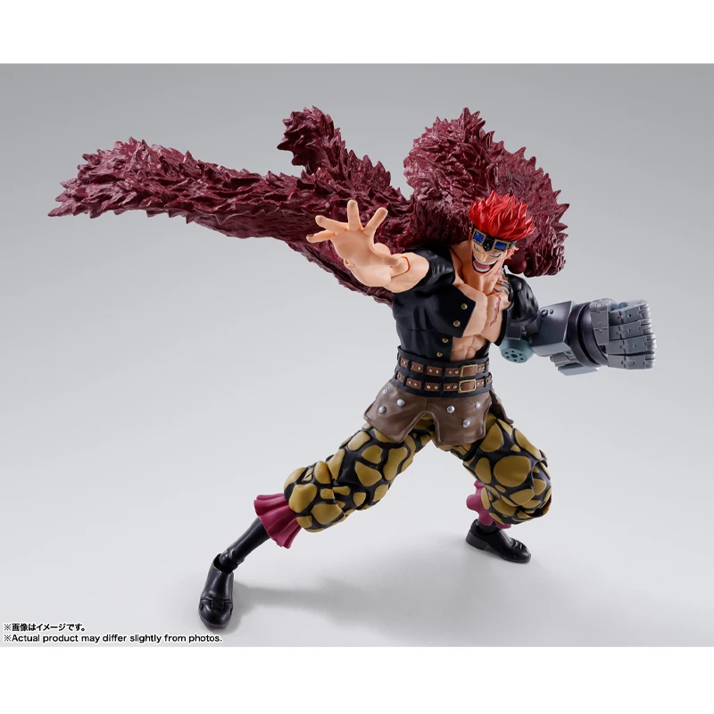 Original Bandai S.H.Figuarts One Piece Eustass Kid The Raid On Onigashima 18Cm Action Figure Collectible Model Toy Gift In Stock