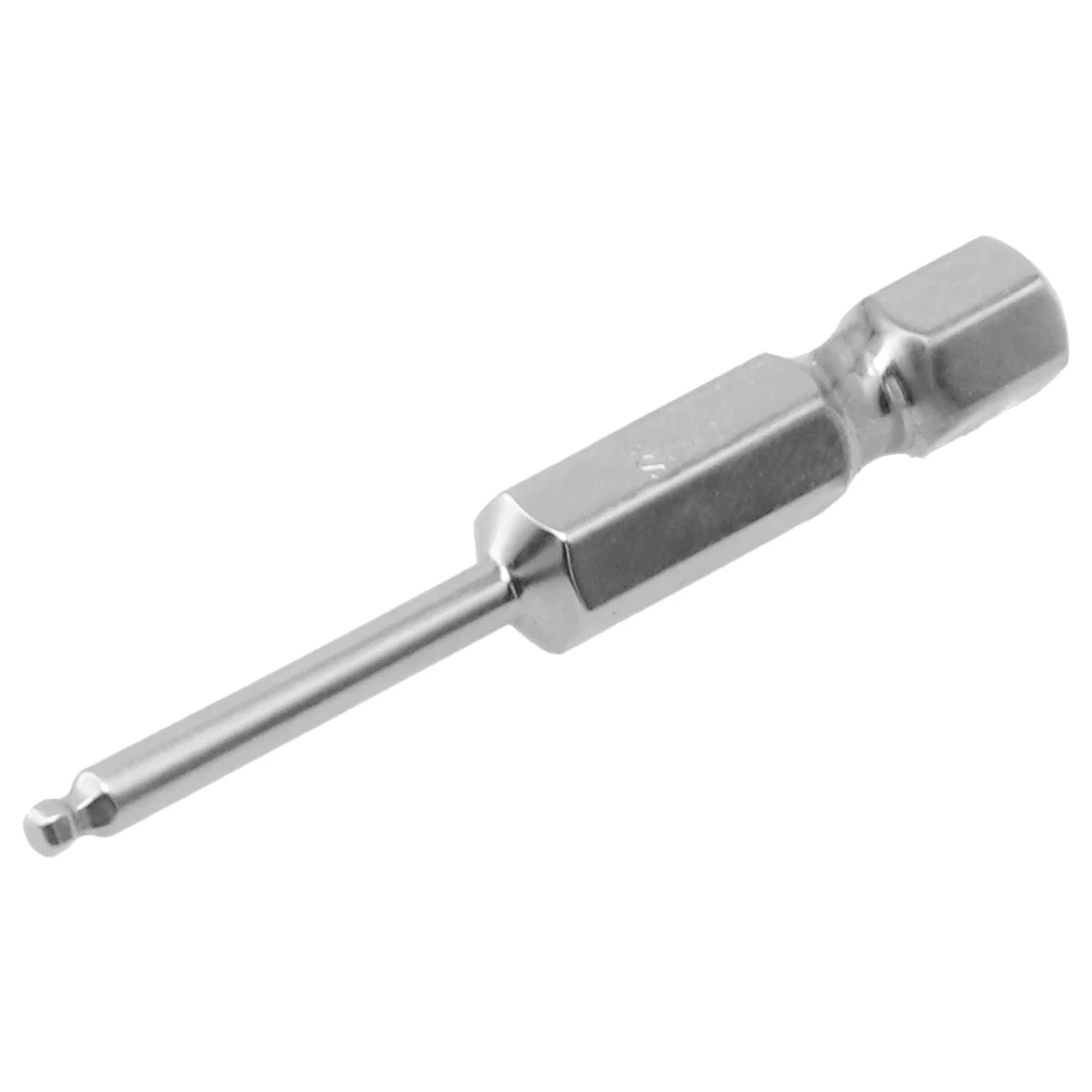 Screwdriver Bit Hex Bit Ball Head 50mm/1.96\'\' Ball End Ball Head Hexagon Can Easily Suck Screws Hex Screwdriver Bits