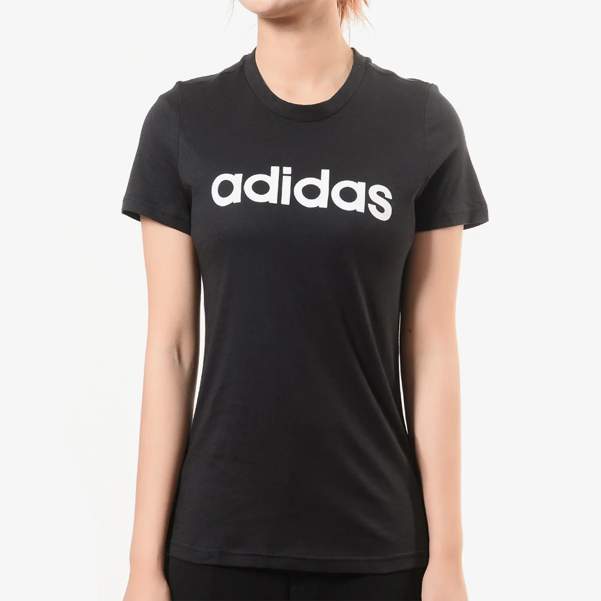 

Adidas Official Genuine Women's Training Round Neck Short Sleeve Knit Sports T-shirt DP2361