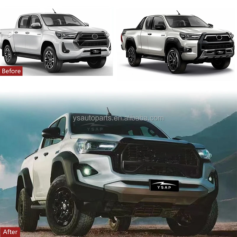 High quality new arrival car accessories 2023 Hilux GR body kit