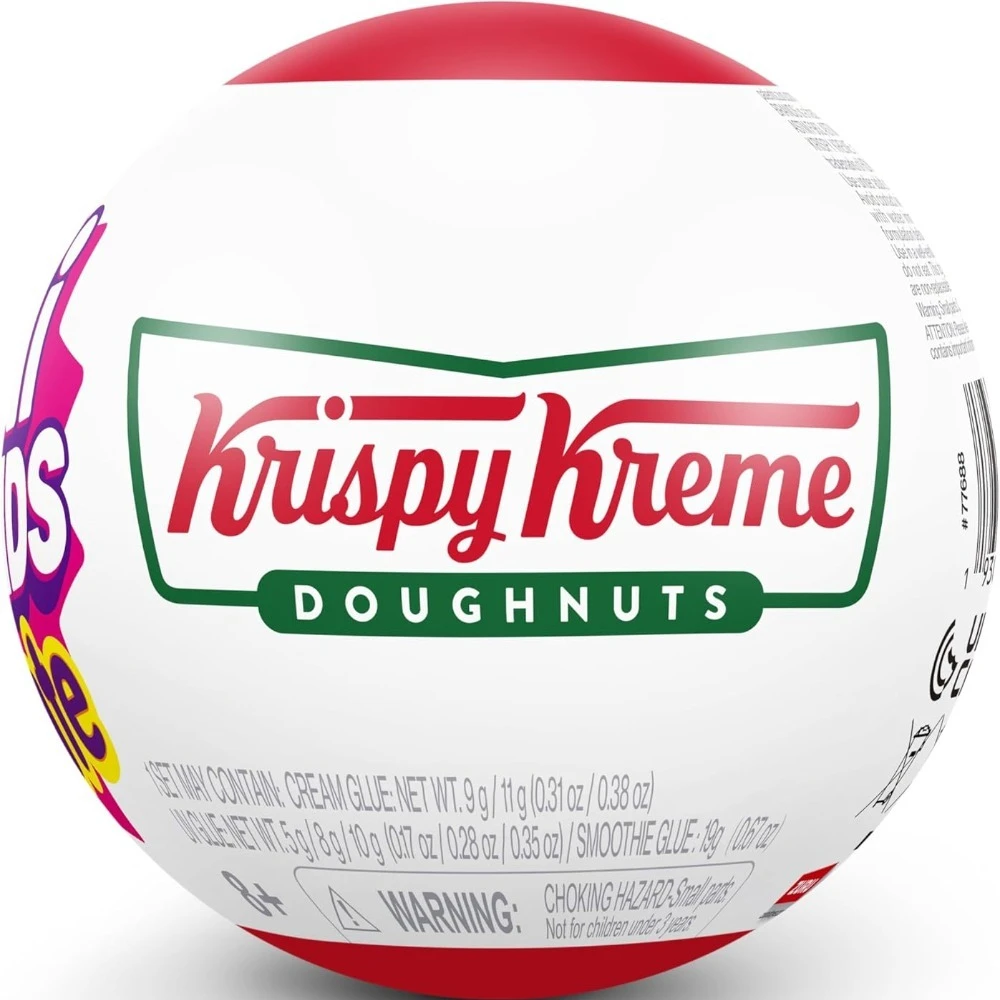 주루 미니 브랜드 크리스피 크림 크리에이트 시리즈 1 서프라이즈 블라인드 박스 장난감 미니 푸드 도넛 미니어처 푸드 미스터리 패키징 장난감