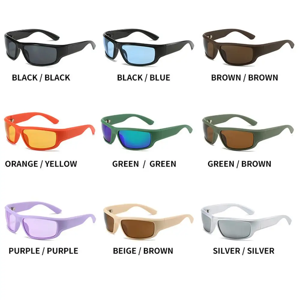 Fashion Sports Steampunk Punk Goggles Women Sun Glasses Men's Shades Y2K Sunglasses