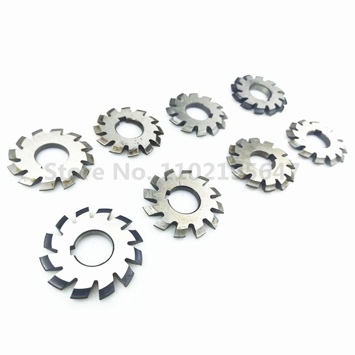 1Set/8Pcs DP Gear Milling Cutter Pressure Angle 14.5° No.1-8 DP5 DP6 DP7 DP8 DP10 DP12 DP14 DP16 DP18 DP20 DP22 DP24