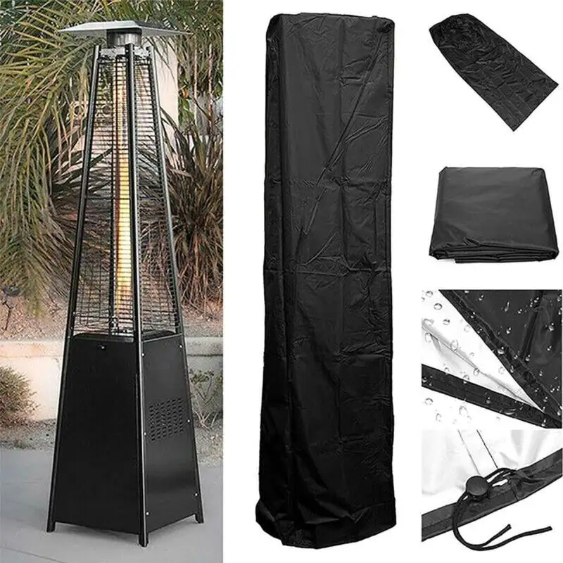 Gas Pyramid Patio Heater Cover Garden Outdoor Furniture Protector Polyester Waterproof Home Anti-dust All-Purpose Covers