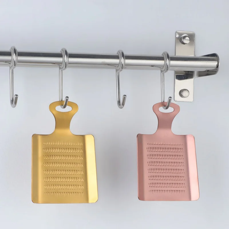 1 PCS Stainless Steel Grinder Spatula Garlic Ginger Grinder Kitchen Fruit Press Vegetable Ginger Grinding Tool