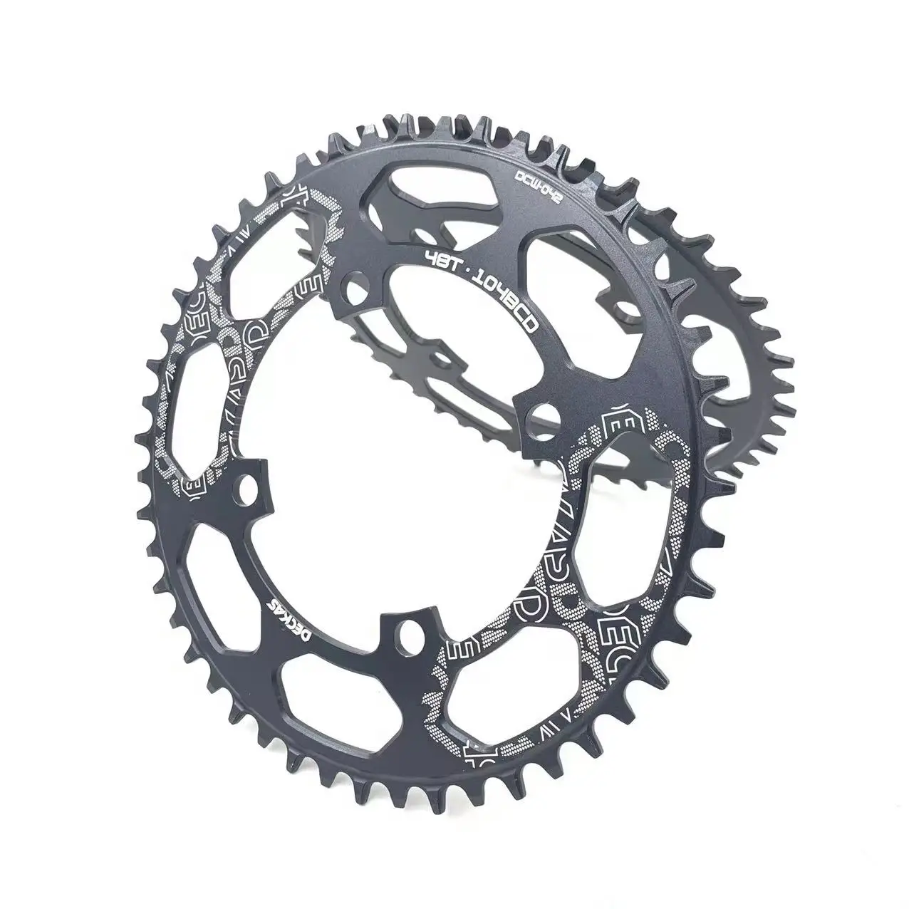 Dekas 104BCD kolczyk rowerowy 40T 42T 44T 46T 48T 50T 52T ząb wąski szeroki szosowy rower górski koło zębate 104 BCD