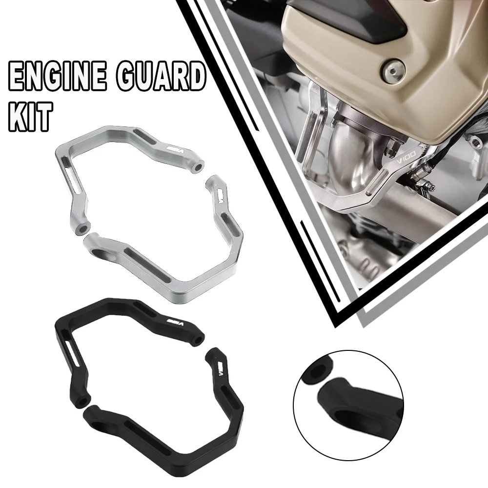 For Moto Guzzi V100 Mandello V100S V 100 S 2023 2024 Accessories Frame Protection Bumper New Motorcycle Engine Guard Crash Bar