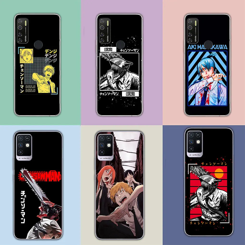 Chainsaw Man Gir Denji Makima Cover for Motorola Moto Edge 40 Pro 30 neo 20 Fusion Ultra G200 E22 E40 E30 E22I Casing Phone Case