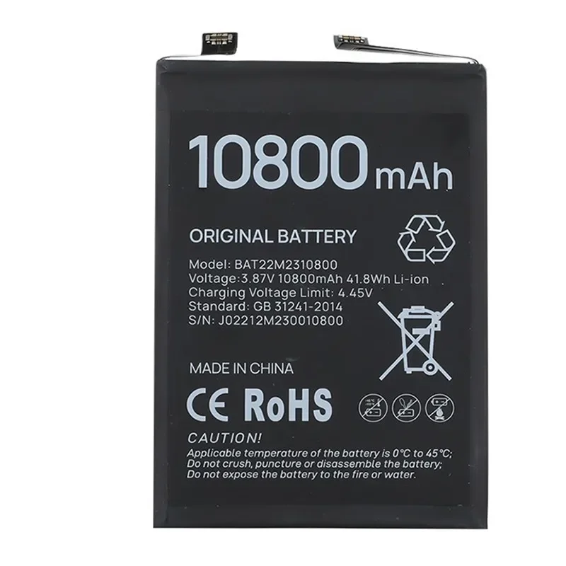 

In stock 100% Original For DOOGEE V30 battery 10080mAh new production Date for Doogee BAT22M2310800 battery