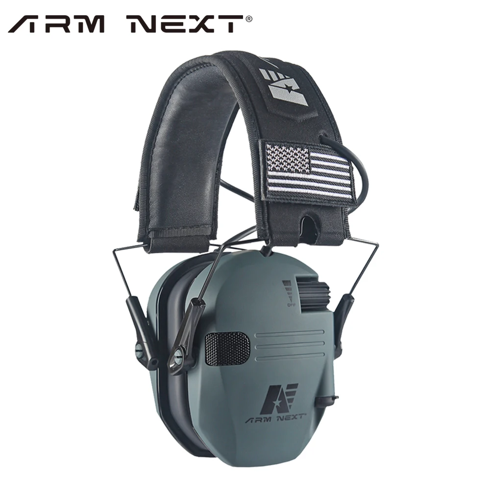 ARM NEXT Electronic Headphones for Shooting Anti-noise Hearing Protection Protector Hunting Noise Reduction Earmuffs NRR23db