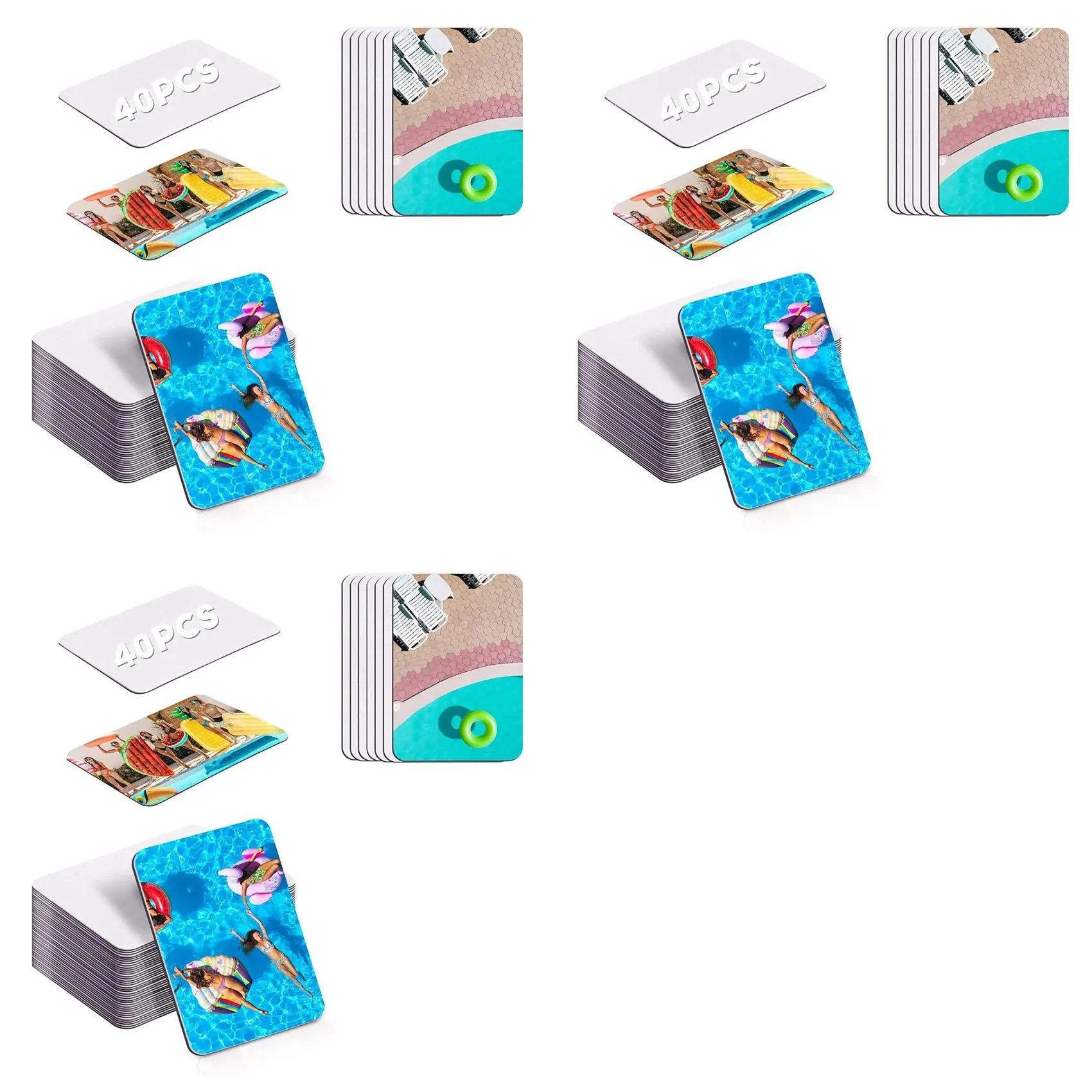 

Магниты для сублимации A25I-120 шт., 3,5 x 2,3 дюйма, заготовки для персонализации, для холодильника, декоративные, для кухни