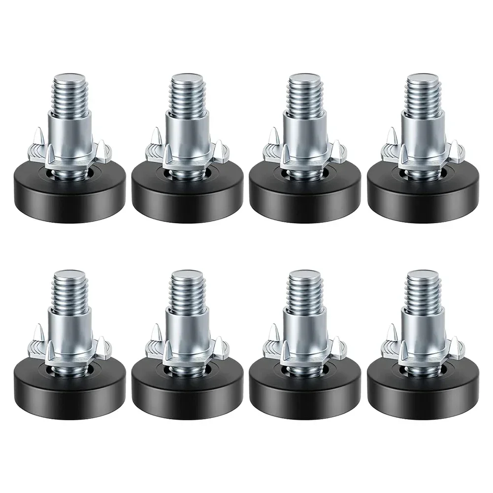 8PCS Adjustable Furniture Leveling Feet Base Home Office Furniture Glide Leveler For Sofa Table Chair Cabinet Heavier Desk
