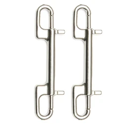 2X Diving Hook Stainless Steel Double Ended Bolt Snap Hook For Scuba Diving Pet Leash Camera Strap Keychain Hammock
