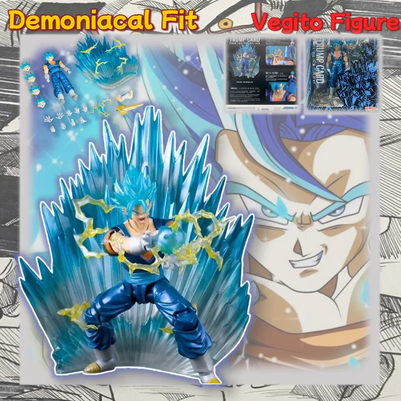 

In Stock Demoniacal Fit Ultimate Ace Blue Vegito Godly Power Movable Action Figure Collectible Model Toy Gift for Anime Fans