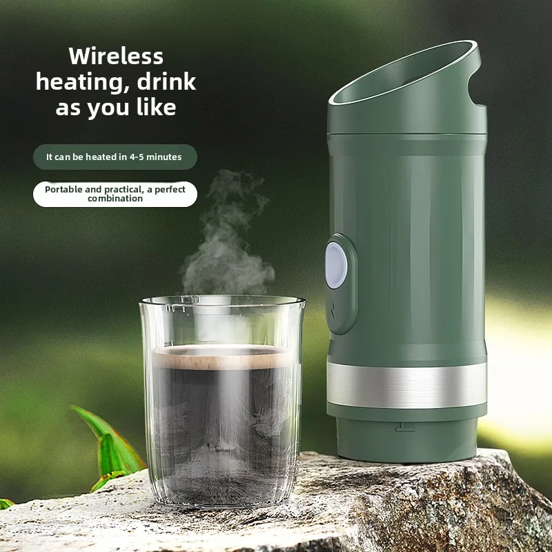 Portable Electric Coffee Maker Capsule Household Espresso Maker Heated Mini