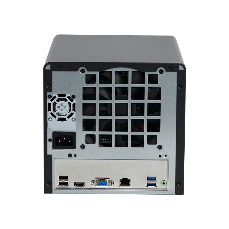 Home NAS PC Intel N100 Prozessor DDR5 M.2 NVMe SSD Win11 unterstützt 4X 6X 8X Bay 2,5 oder 3,5 Zoll Festplatten 10G Ethernet Typ-C HDMI DP