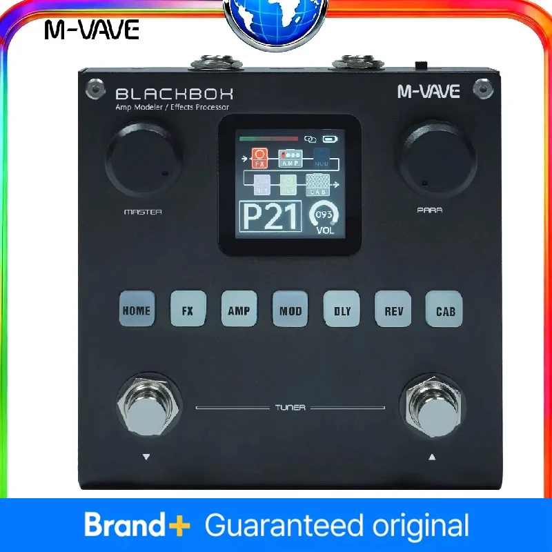 

M-VAVE Blackbox Rechargeable Guitar Bass AMP Modeler Multi-Effects Processor Electric Guitar & Bass Instrument Parts