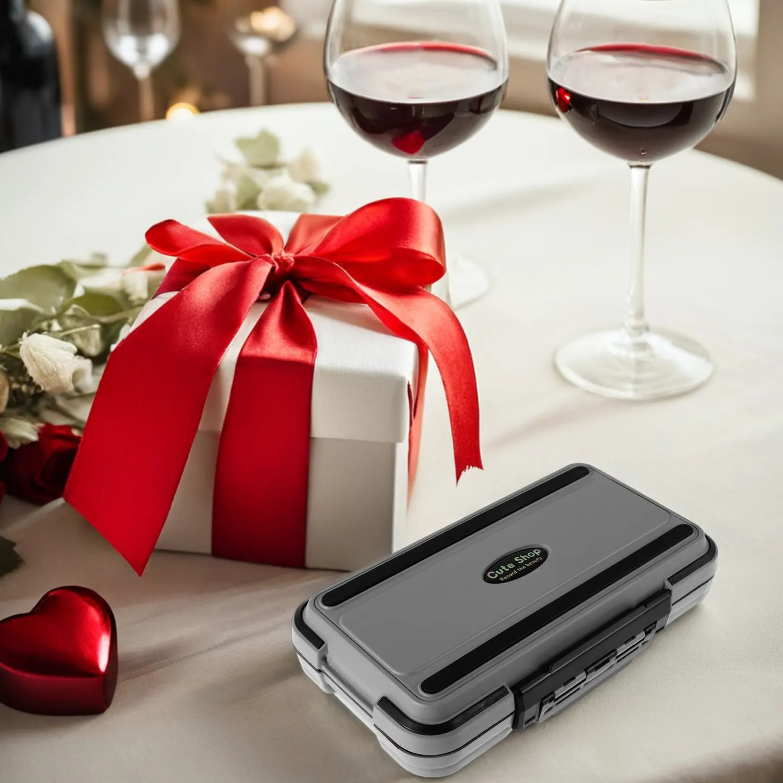 

Органайзер для украшений с регулируемыми разделителями, пластиковый дорожный футляр для ожерелий, серег, браслетов, портативное решение для хранения для женщин