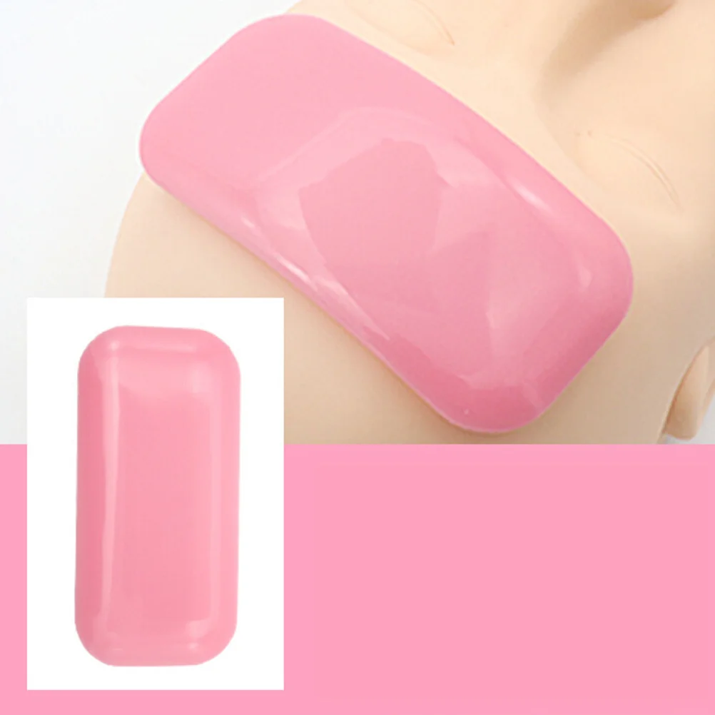 Coussinet de cils en Silicone lavable et réutilisable rose, pour greffer l'outil d'extension de cils, faux cils électriques statiques, maquilleur