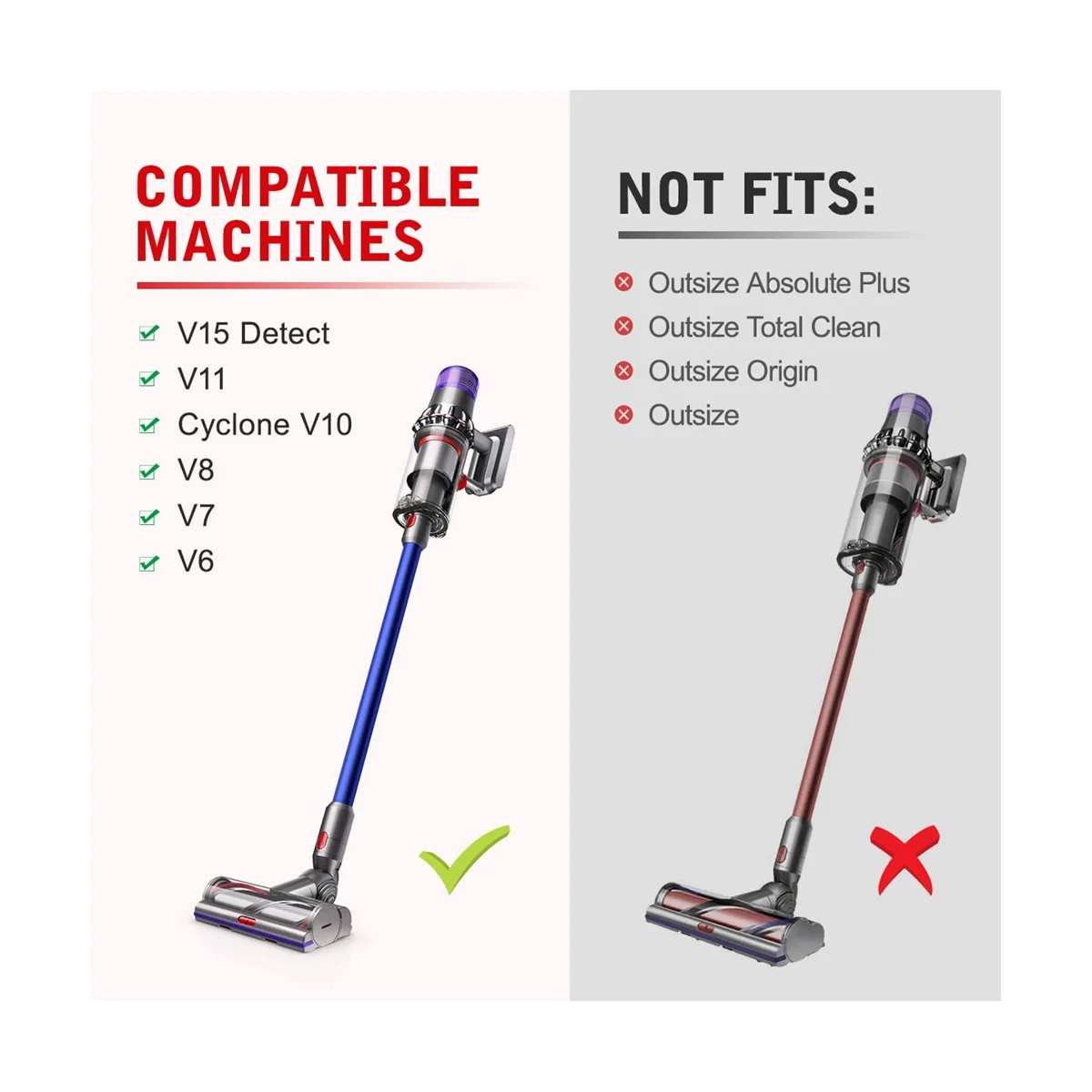 Blokada spustu dla Dyson V15 V11 V10 V8 V7 V6 bezprzewodowy odkurzacz przycisk zasilania przełącznik blokady przystawki