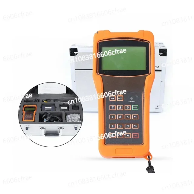 Handheld Ultrasonic Flow Meter with Clamp-on Sensors