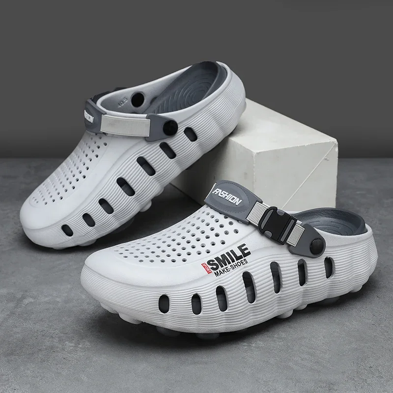 Sommer Herren Pantoffeln Sandalen Flip-Flops Clogs Weiche Sohle Unisex Outdoor Strand EVA Slides Clogs Badezimmer Bad Flache Schuhe – Detail 8
