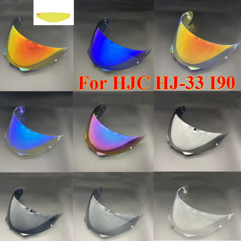 

1 шт., козырек для мотоциклетного шлема, линза для HJC HJ-33 I90, замена, защита от УФ-лучей, царапин, пылезащитный ветрозащитный щиток, аксессуары для мотоциклов