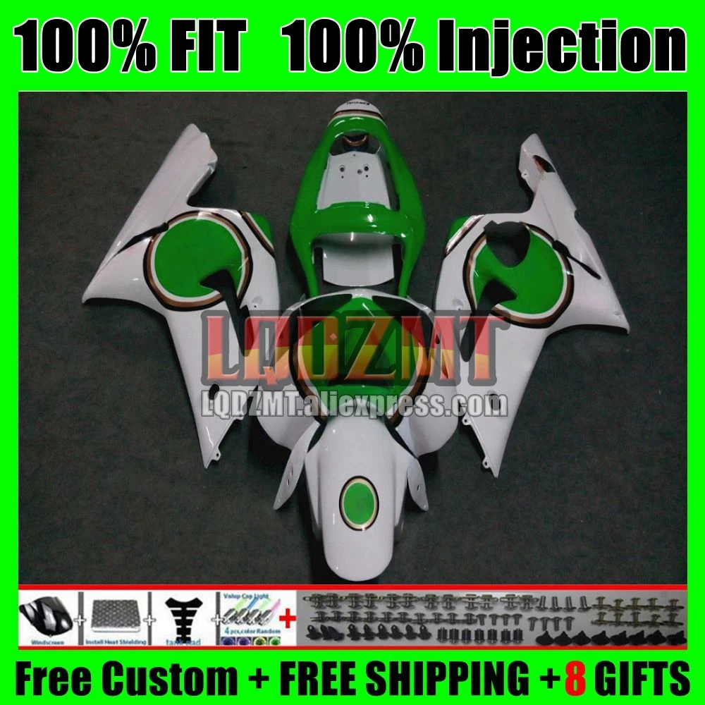 Injection Body For KAWASAKI NINJA 600CC ZX600 ZX636 Lucky Strike 45No.5 ZX 636 6 R 6R ZX-636 ZX-6R ZX6R 03 04 2003 2004 Fairing