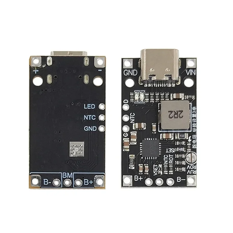 2S 3S Li-ion Battery Charger Boost Module with Balanced Fast Charge Type-C USB 15W 8.4V 12.6V 1.5A BMS Indicator for Solar DIY
