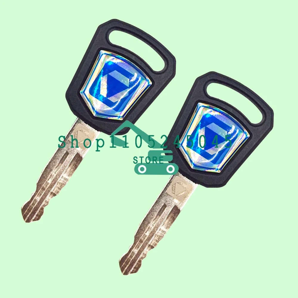

20PCS NEW Style Door Lock Keys for XCMG Excavator Key for 75DA 60D 215 200 Ignition Starter Key