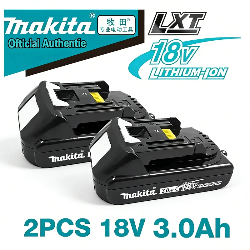 Makita 100% originele 18V 9Ah accu met grote capaciteit, geschikt voor haakse slijper, krachtige gereedschapsaccu + oplader + elektrische boormachine