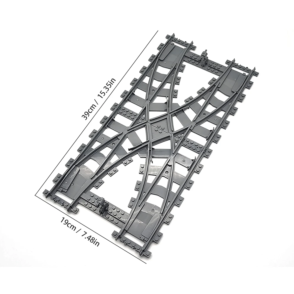 مجموعة توسيع مسار قطار المدينة، مسار مستقيم، مسار منحني، مسار فرعي، ملحقات لعبة مكعبات البناء بنفسك